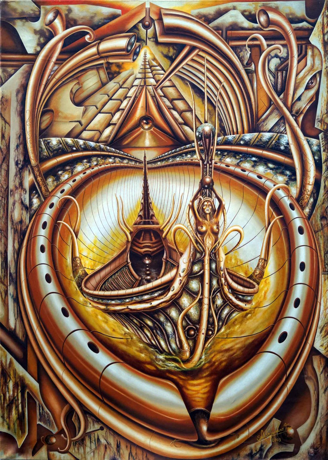 7. Las almas de Cucao, 71 x 96,5, óleo sobre tela